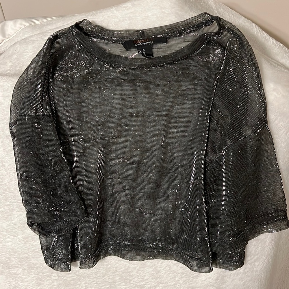 Forever 21 medium see through blouse